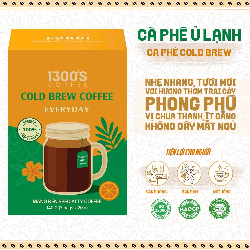 Cold brew là gì? Vì sao cold brew ít đắng và không gây mất ngủ